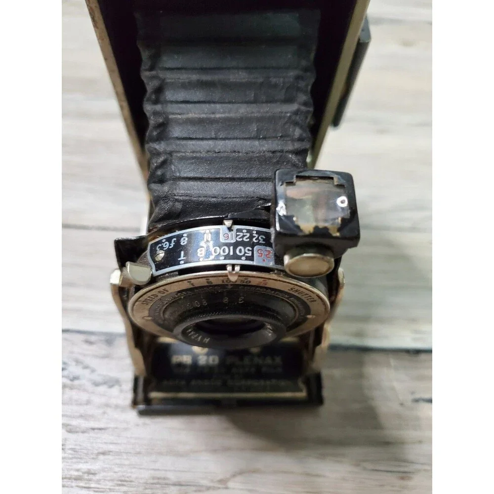 Vintage Agfa Ansco PB 20 Plenax Folding Camera - Hypar f/6.3 - Art Deco Charm